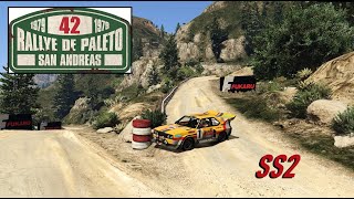 GTA V Motorsport  Realistic Rally Stages  RALLY de PALETO  SS2  Mount Chiliad