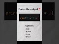 Is math and python logic same?Comment your option✅#Python #PythonTricks #CodingConfusion