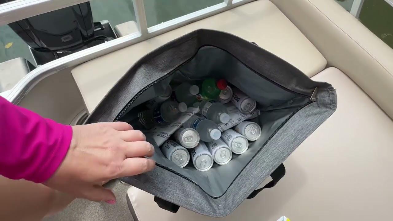 LHZK Jumbo Insulated Cooler Bag with HD Thermal Insulation, Soft Cooler Makes a Perfect Grocery, Bea