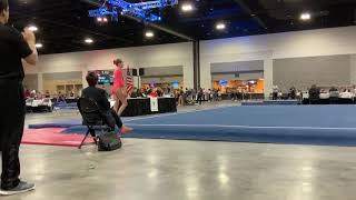 Amelia Kay - Region 6, level 9 floor routine at Regionals