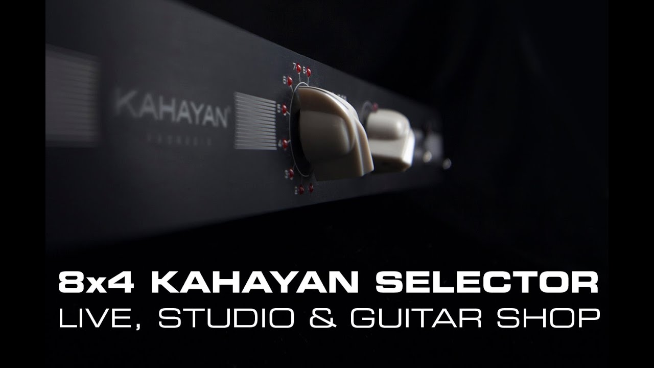 3 applications 8x4 Kahayan Selector: live, studio and guitar shop