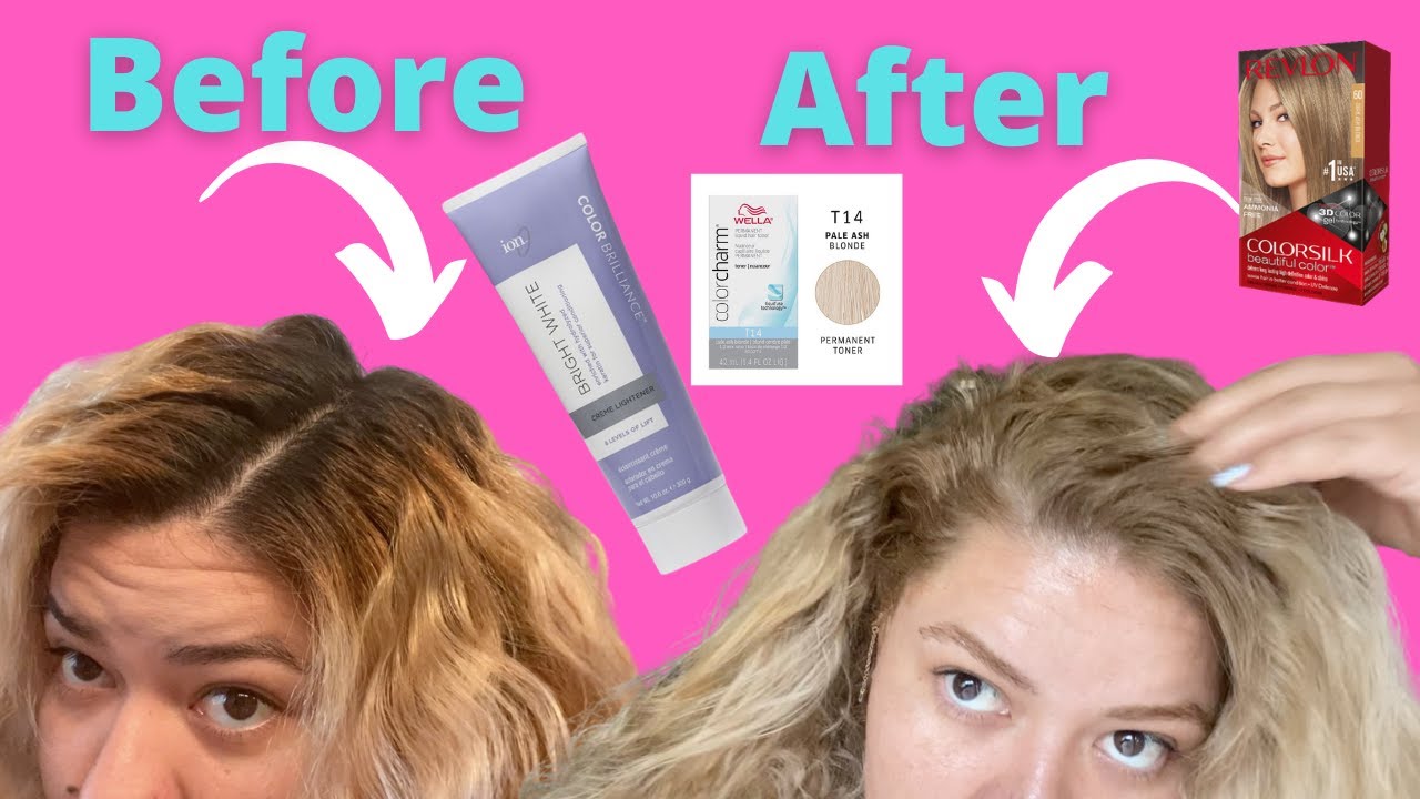 How I Bleach & Tone my Roots at Home YouTube