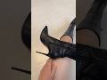 How to style high heel boots👢❄️#highheelboots #stiefel #louboutinboots #redsoles #leathershorts