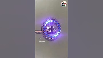 Diy 💡 🤯LED chaser circuit using CMOS IC CD4017 Logic Counter, 20 LEDs and NE555 timer. #diy  #reels