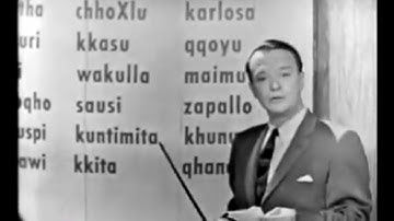 1957 Linguistics Lecture Series, Ep. 2: What is Language? | Henry Lee Smith