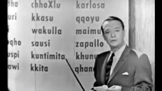 1957 Linguistics Lecture Series, Ep. 2: What is Language? | Henry Lee Smith