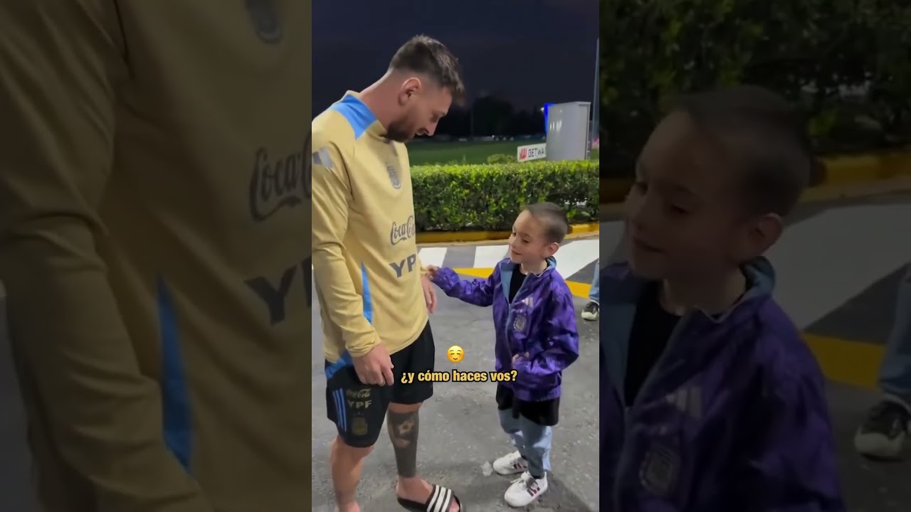 Messi was loving it 🤣 (via matias_galluzzo/IG)