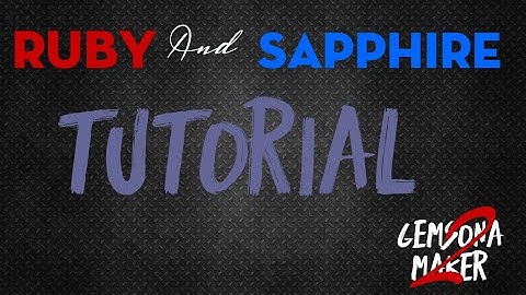 Gemsona Maker: Ruby And Sapphire Tutorial #2