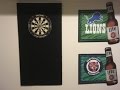 DIY $25 Dartboard Back Cheap How to Do for Mancave DIY $25 Dartboard Back Cheap How to Do for Mancave
