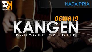 Download lagu Kangen - Dewa 19 | Karaoke Akustik (Nada Pria)