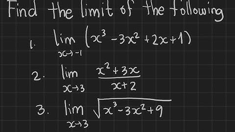 Basic Calculus (STEM GRADE 11) | Examples of Evaluating Limits (Part 1) [TAGALOG]