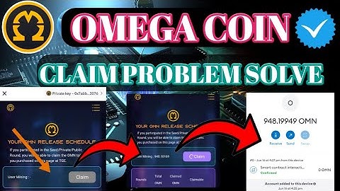 Omega Coin Claim Kaise kare।Omega Network Wallet Problem । Omega Network Withdrawal।Omega Network।