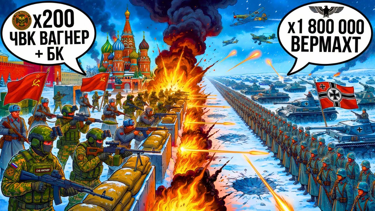 ЧТО ЕСЛИ ЧВК “ВАГНЕР” попал в 1941 год в оборону Москвы?