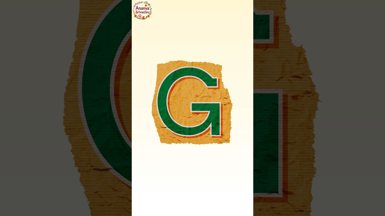 Alphabet G and it's words