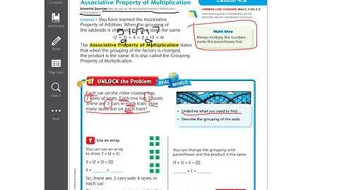 Associative Property Of Multiplication