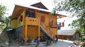 Mẫu nhà sàn bê tông của bà con vùng cao