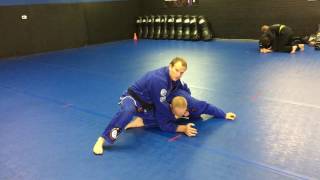 Step Over Choke from Turtle