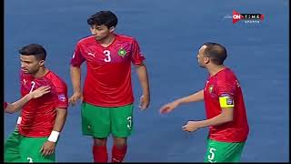 مباراة (المغرب والإمارات) في إطار منافسات بطولة كأس العرب لكرة الصالات