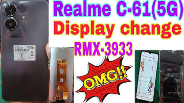 realme c61 display replacement #smartphone realme c series All model screen change