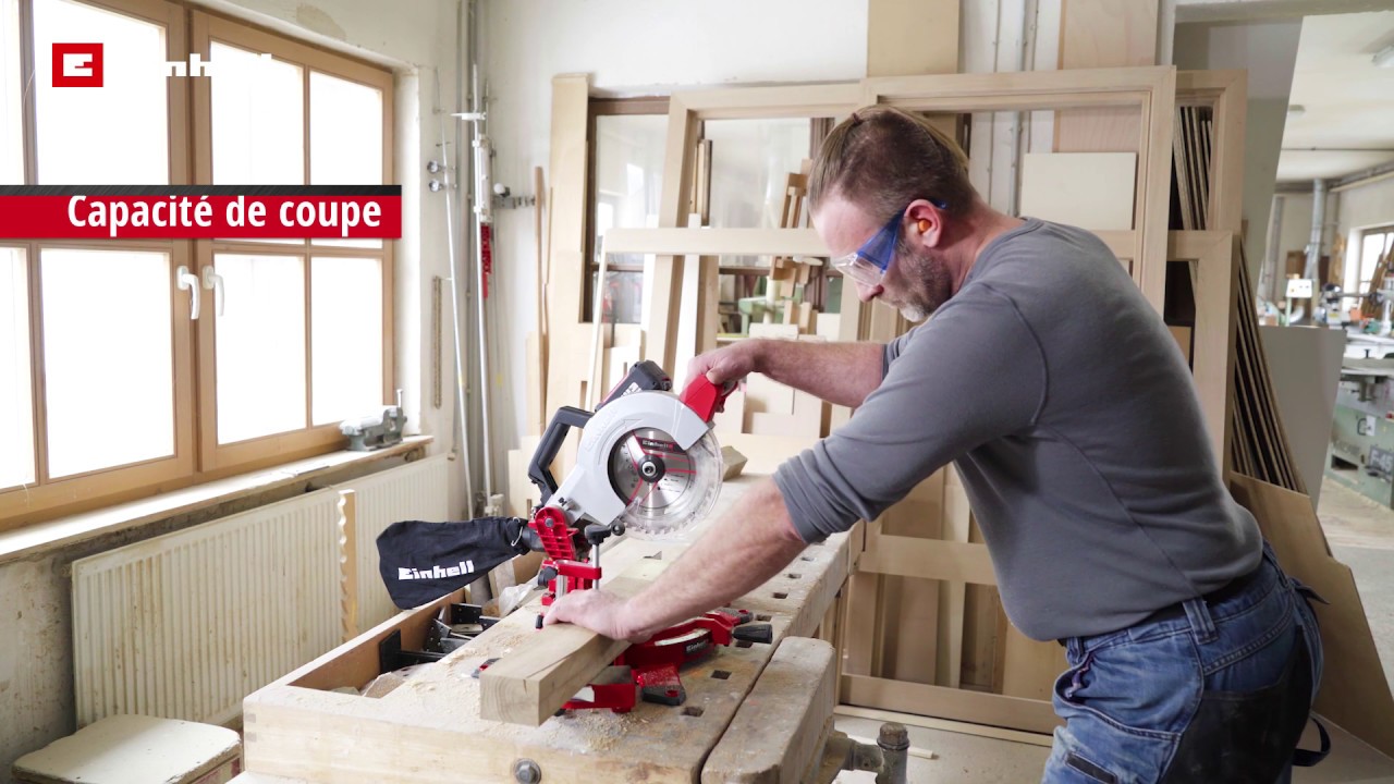 Einhell Scie à Onglet Sans Fil 18V TE-MS18/210 - 3000 Tr/min, Ø210mm, Livrée Sans Batterie