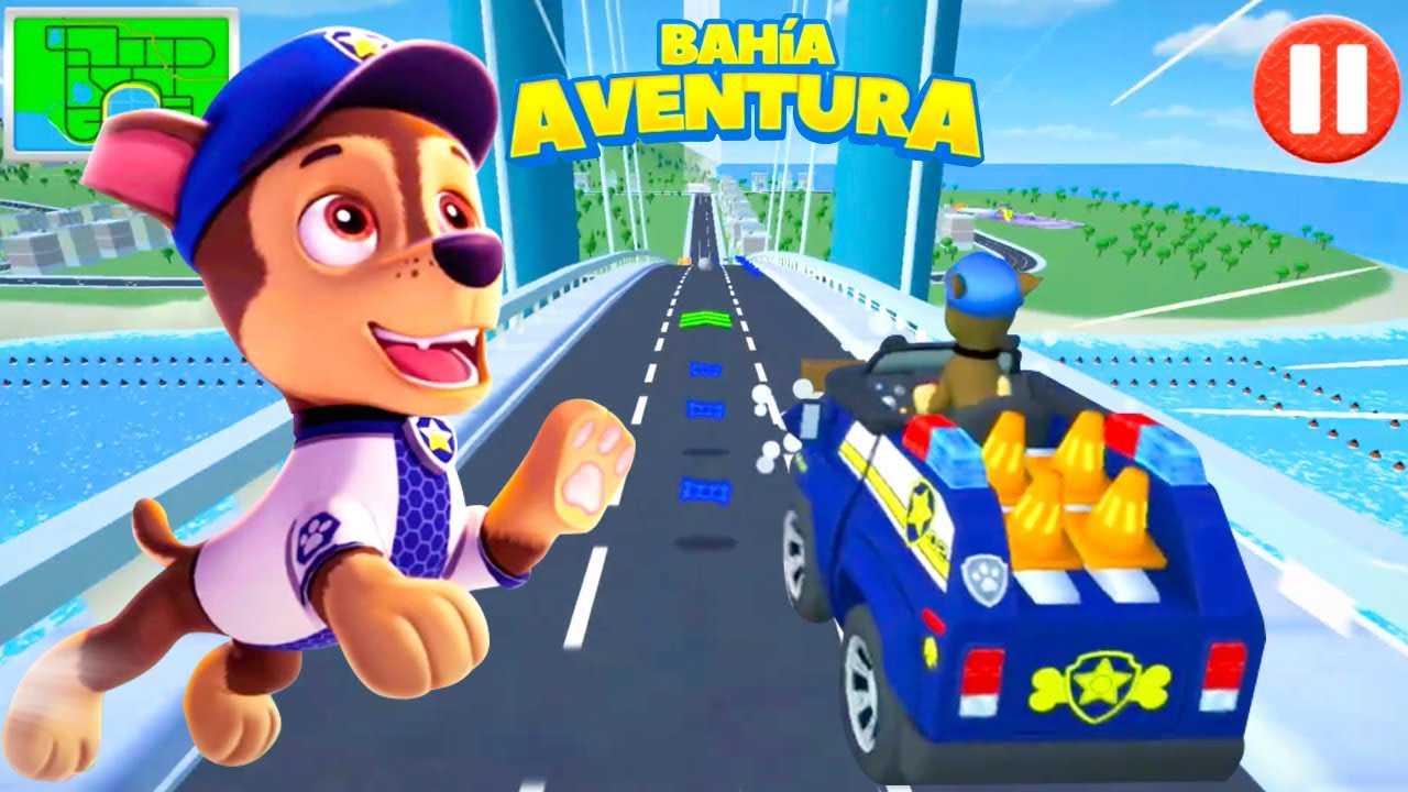 Patrulla Canina - Juegos Para Niños Pequeños - Paw Patrol Un en Bahia Aventura Chase YouTube