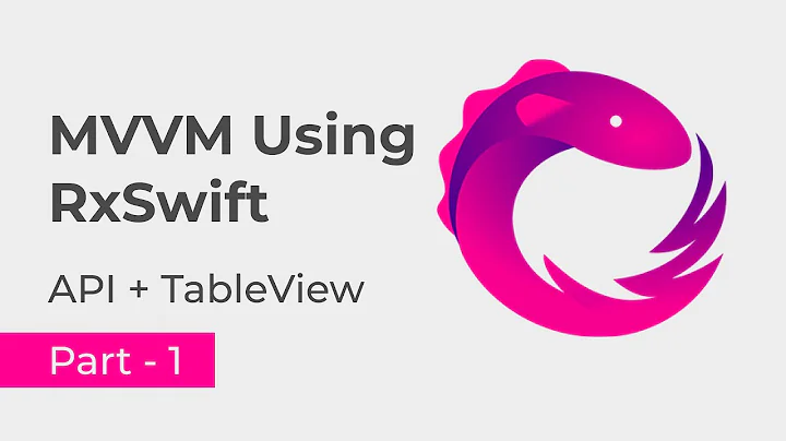 [Part-1]Model View ViewModel(MVVM) pattern using RxSwift 2022