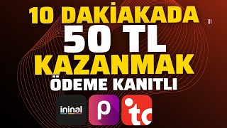 10 Daki̇kada 50 Tl Para Kazanmak Ödeme Kanıtlı İnternetten Para Kazanmak 2022