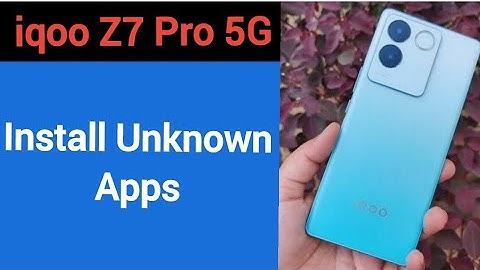 How to install unknown apps, install APK, iqoo Z7 Pro 5G me third party app install kaise karen, app
