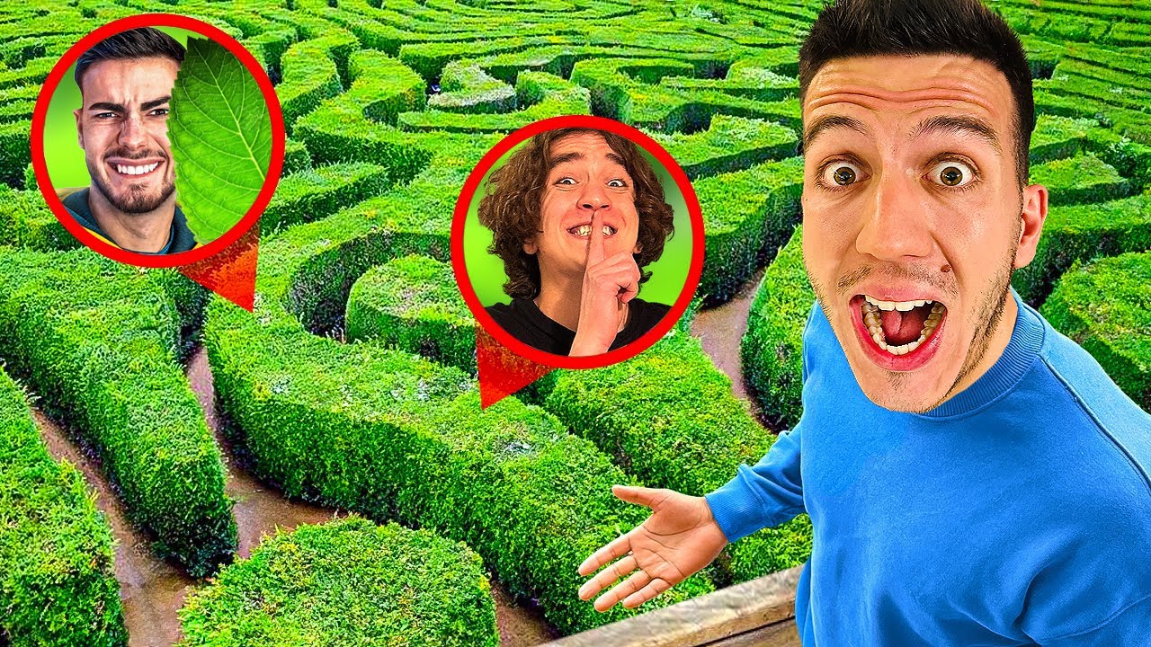 ИГРАЕМ КРИЕНИЦА В ГИГАНТСКИ ЛАБИРИНТ!