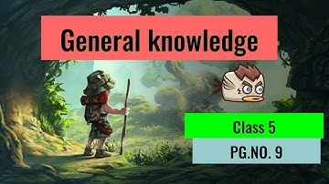 APS GK Class 5, Know for Sure