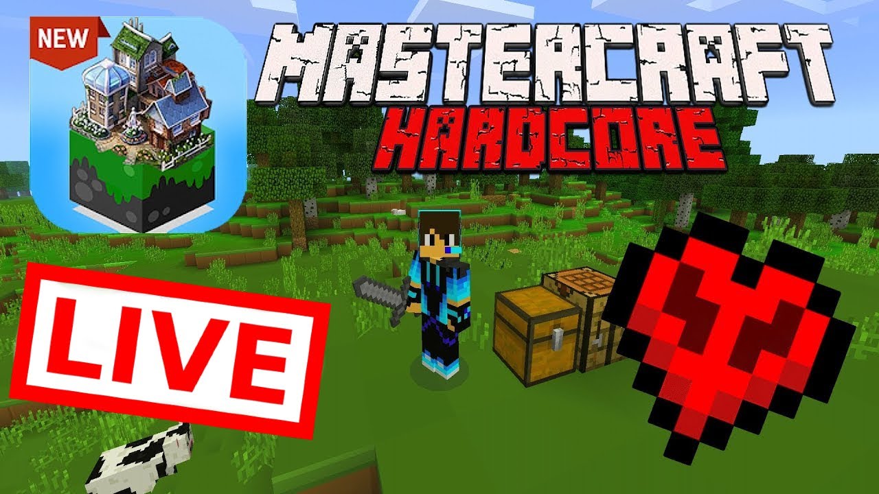 MASTERCRAFT Hardcore - Livestream part 1 (WE died in the last one so we making a new world)