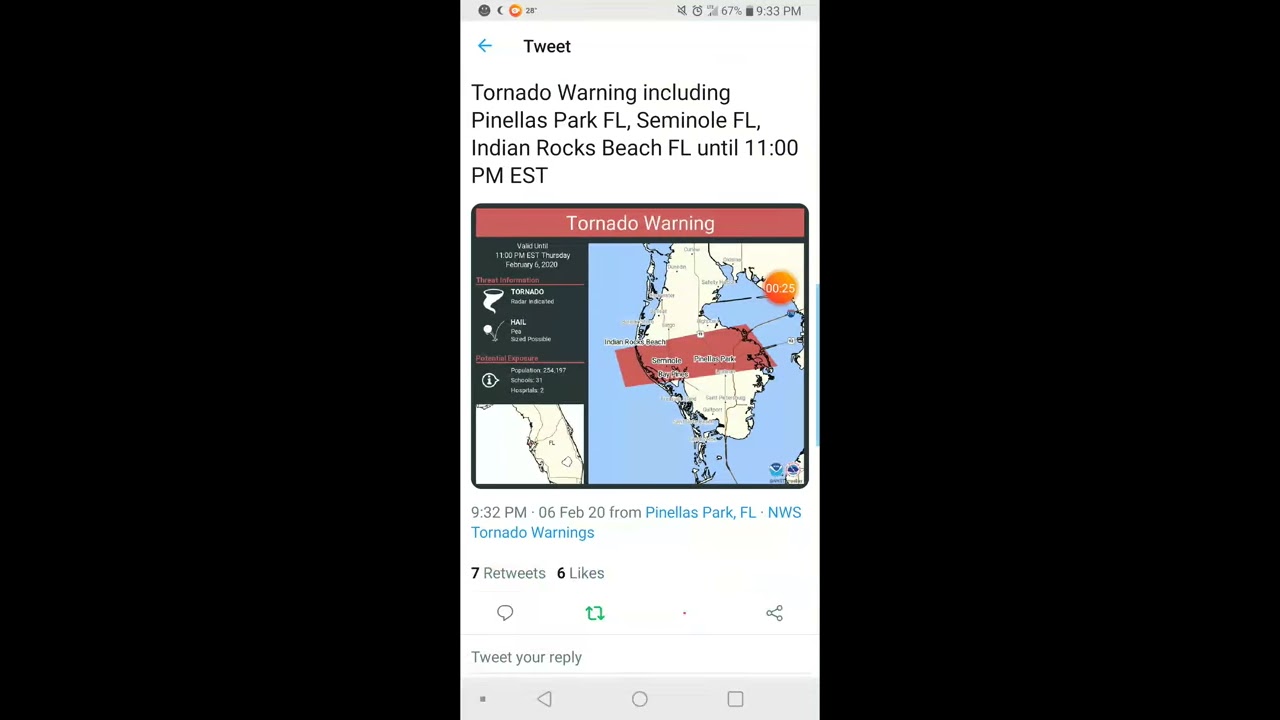 Pinellas Park, Florida Tornado 6-2-20