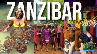 SOLO IN ZANZIBAR 🇹🇿 | Swimming with Turtles & CRAZY Nightlife | Turtles, Maasai Village | 2026