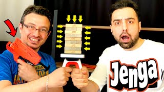 CEZALI DENGE OYUNU CHALLENGE ! JENGA PASS !