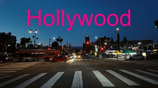 Relaxing Drive in Hollywood, Beverly Hills ASMR 4K