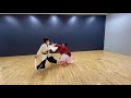 Kaori's sword fighting.