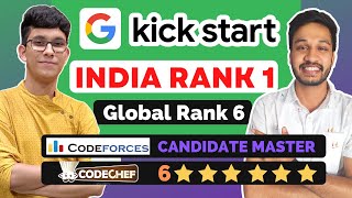 Google KickStart India Rank 1 | ft. @PriyanshAgarwal How to start Competitive Programming? | 2022