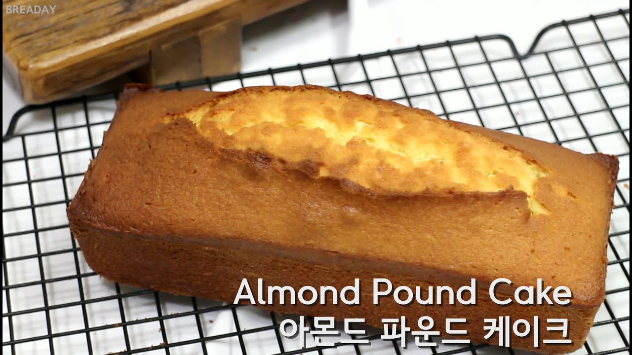 ENG)정말로 부드럽고 달콤한 아몬드 파운드 케이크  - 미니오븐 파운드 케이크 만들기 / 부모님이 좋아하시는 달콤한 파운드 케이크 / Almond Pound Cake