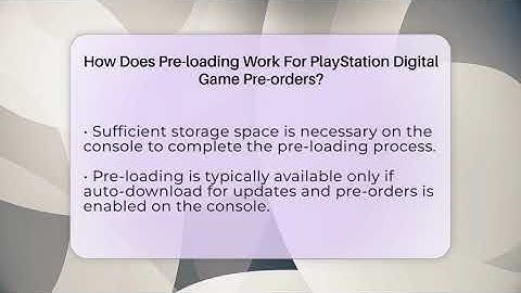 How Does Pre-loading Work For PlayStation Digital Game Pre-orders? - Blue Button Gaming