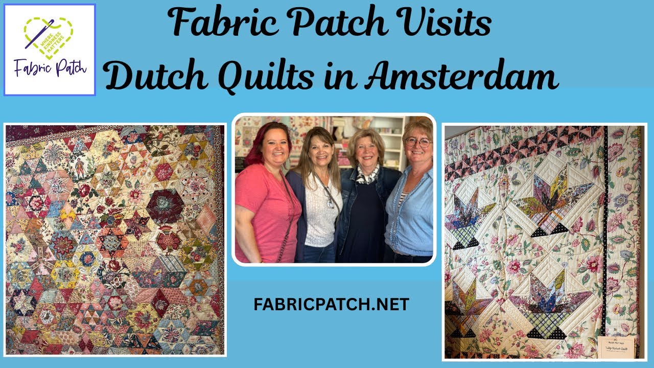 Dutch Quilt shop tour and trunk show featuring Petra Prins in Amsterdam.
