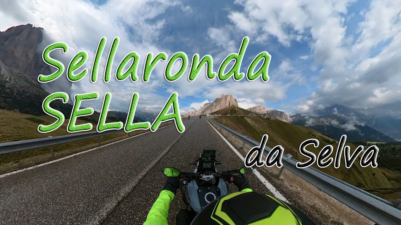Austria e Trentino in moto Ep.16 - Sellaronda, Passo Sella - YouTube