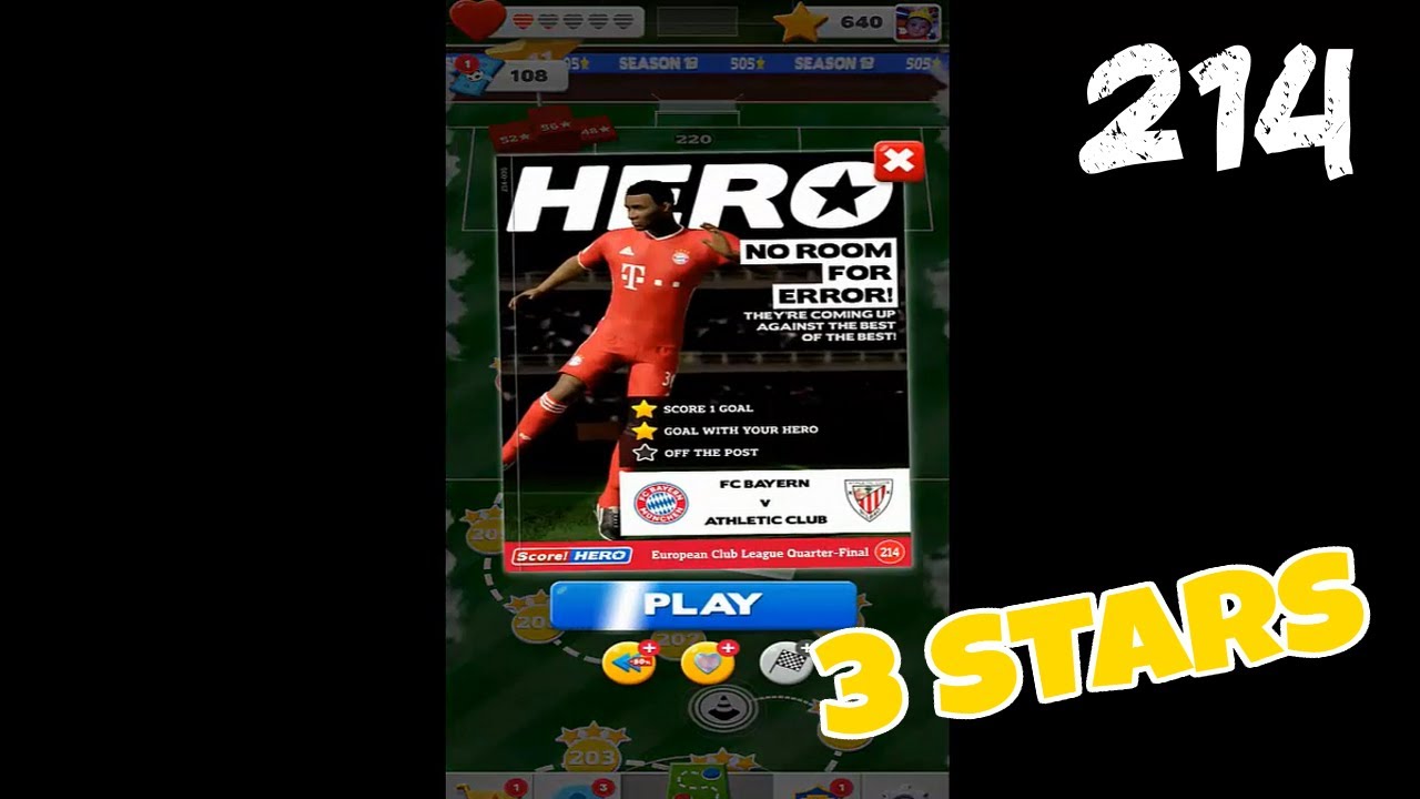 Score Hero 2 Level 214 Walkthrough 3 Stars