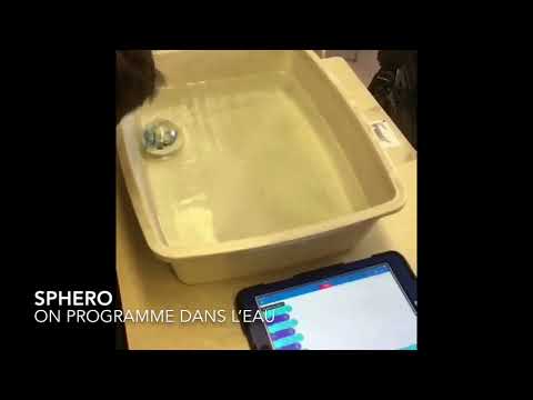 Sphero programmer dans l’eau