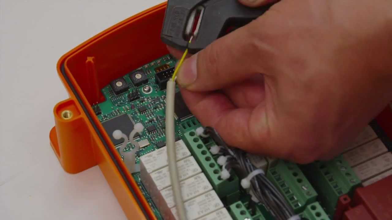 Controle remoto industrial CHOICE - Ligando as entradas do receptor