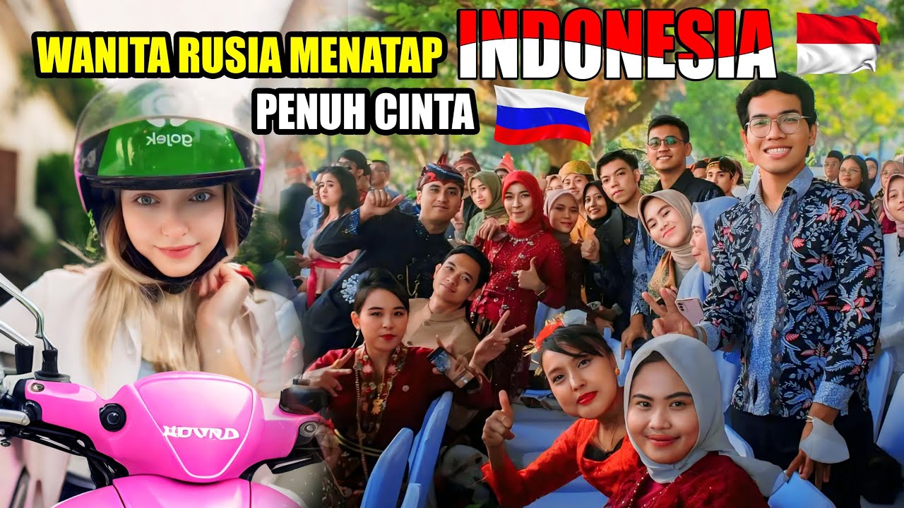 Luar Biasa keren..Cewe Rusia sangat kagum menatap INDONESIA🇮🇩 penuh cinta