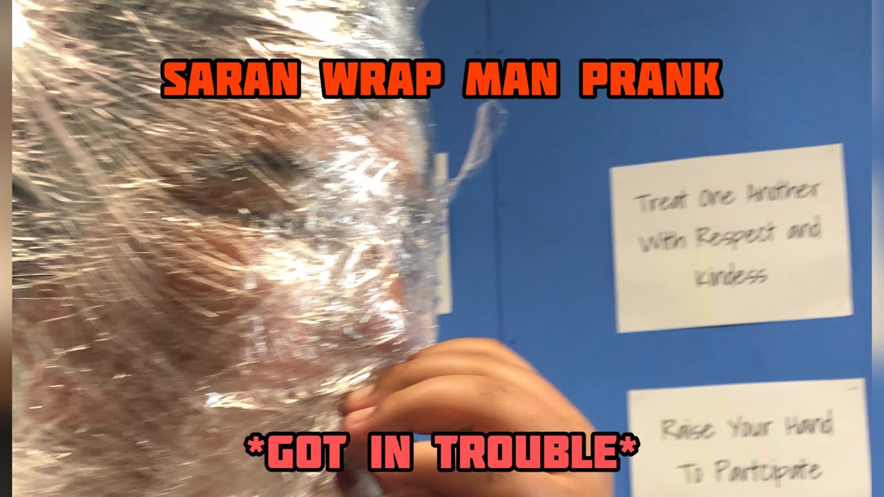 Saran Wrap Prank (Last Day Of School) YouTube