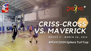 PExVC+ Spikers Turf Cup: Round 2 - Criss-Cross vs. Maverick by Jeff Alagar 61 views 1 month ago 11 minutes, 19 seconds