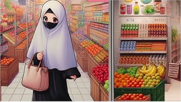 أذكار الطفل المسلم  - دعاء دخول السوق