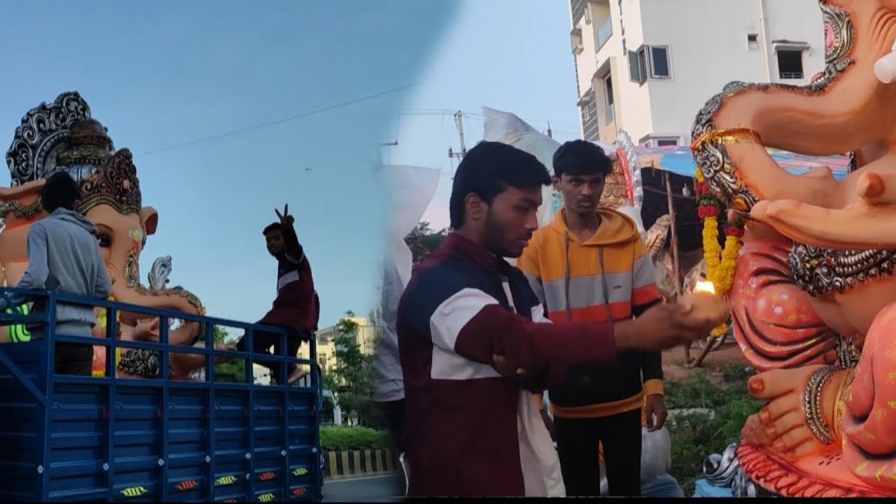 GANESH AAGMAN ❤🙏|| episode 3 || Gonda vlogs || #ganeshchaturthi #youtube