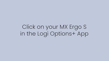 How to use gestures with MX Ergo S mouse and Logi Options+